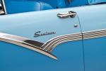 Ford Fairlane Sunliner Convertible White & Blue 1956 года